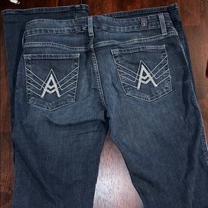 7 for all mankind A pocket rhinestone jeans sz 29